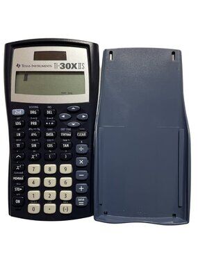 Texas Instruments TI-30X IIS Solar Scientific Calculator Navy Blue w/ Cover
